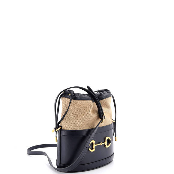 Gucci Horsebit Bucket Crossbody Bag #229471G12B - Picture 2 of 6